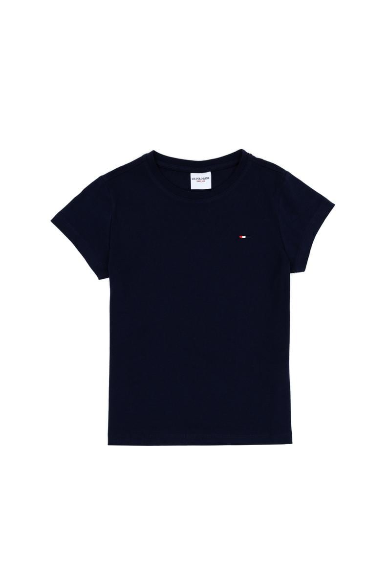 Erkek Çocuk Lacivert Basic Bisiklet Yaka Tişört