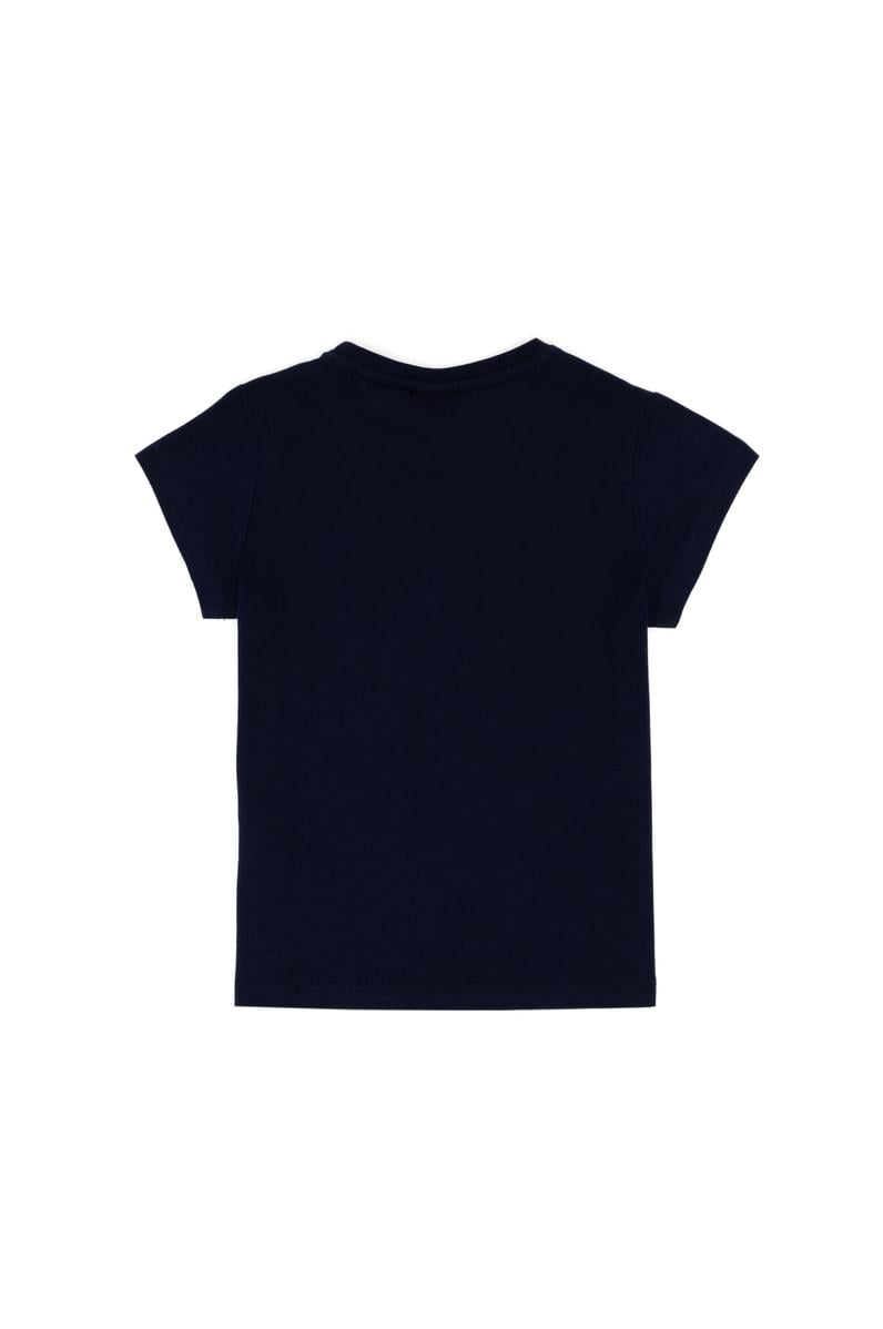 Erkek Çocuk Lacivert Basic Bisiklet Yaka Tişört