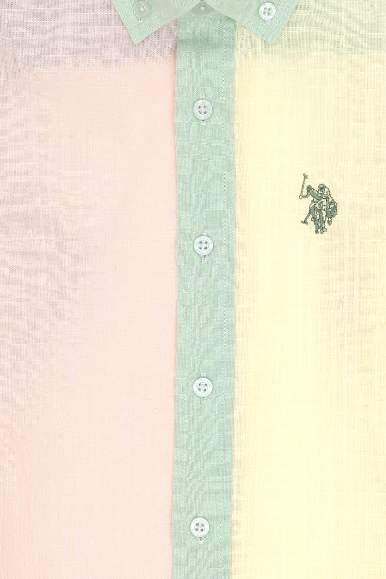 Erkek Çocuk Su Yeşili Uzun Kollu Gömlek - 50306578016