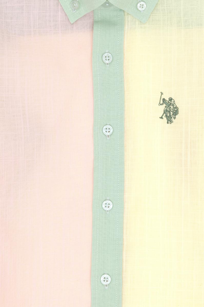 Erkek Çocuk Su Yeşili Uzun Kollu Gömlek