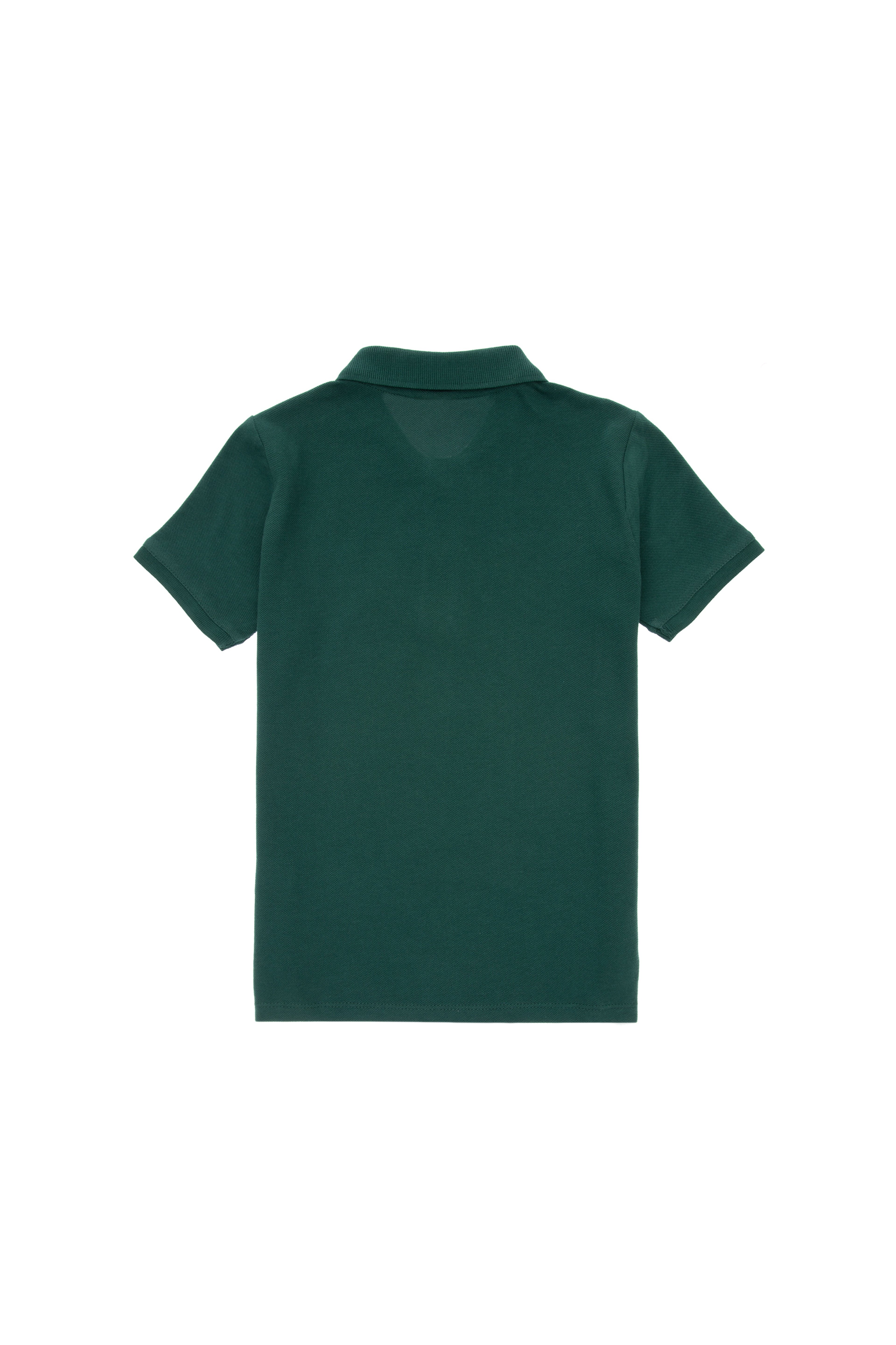 Erkek Çocuk Koyu Yeşil Basic Polo Yaka Tişört - Image 2