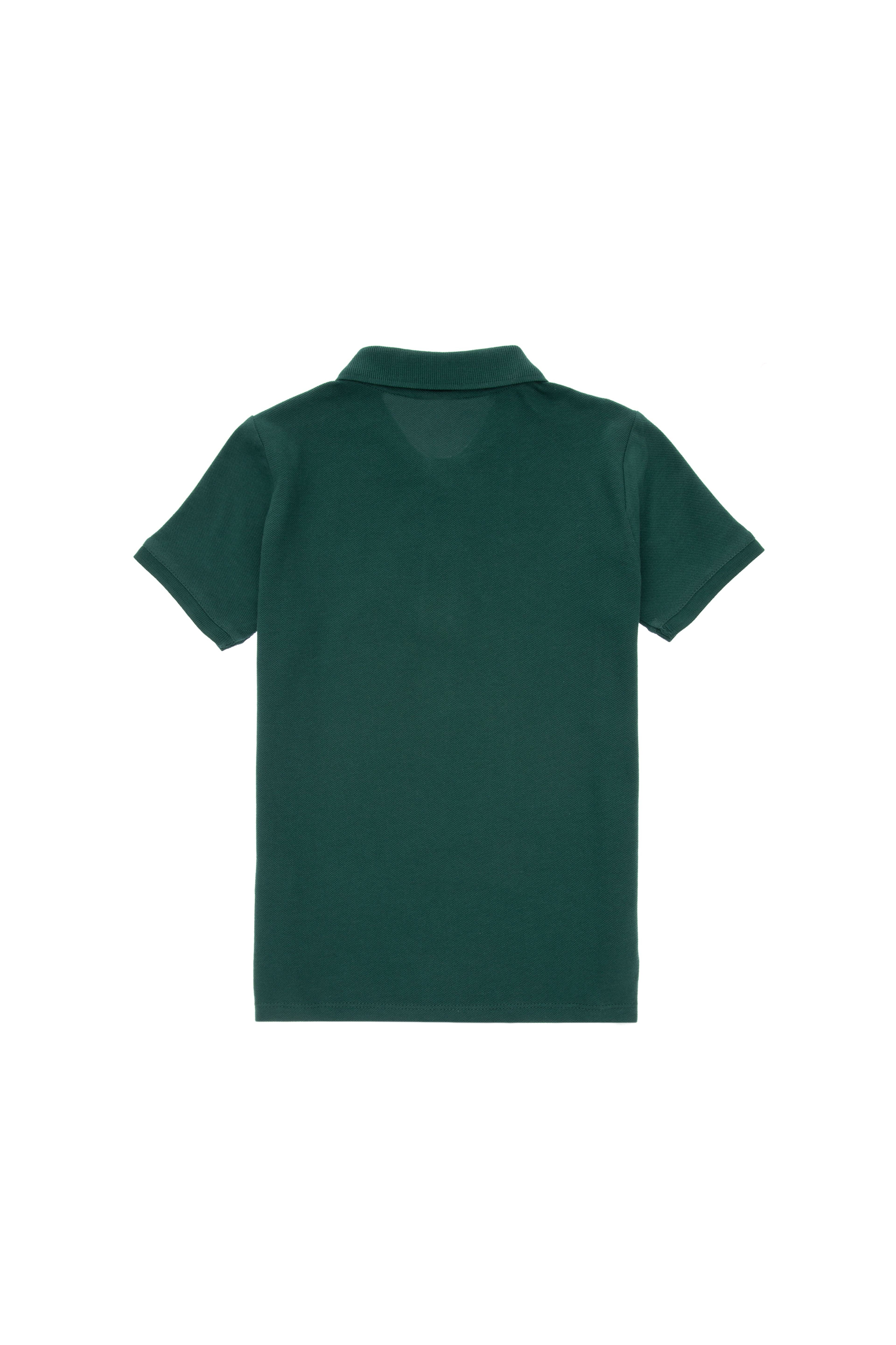 Erkek Çocuk Koyu Yeşil Basic Polo Yaka Tişört