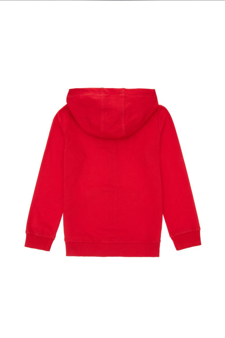 Erkek Çocuk Kırmızı Basic Sweatshirt - 50298076019