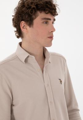 Erkek Taş Örme Gömlek - 50300402037