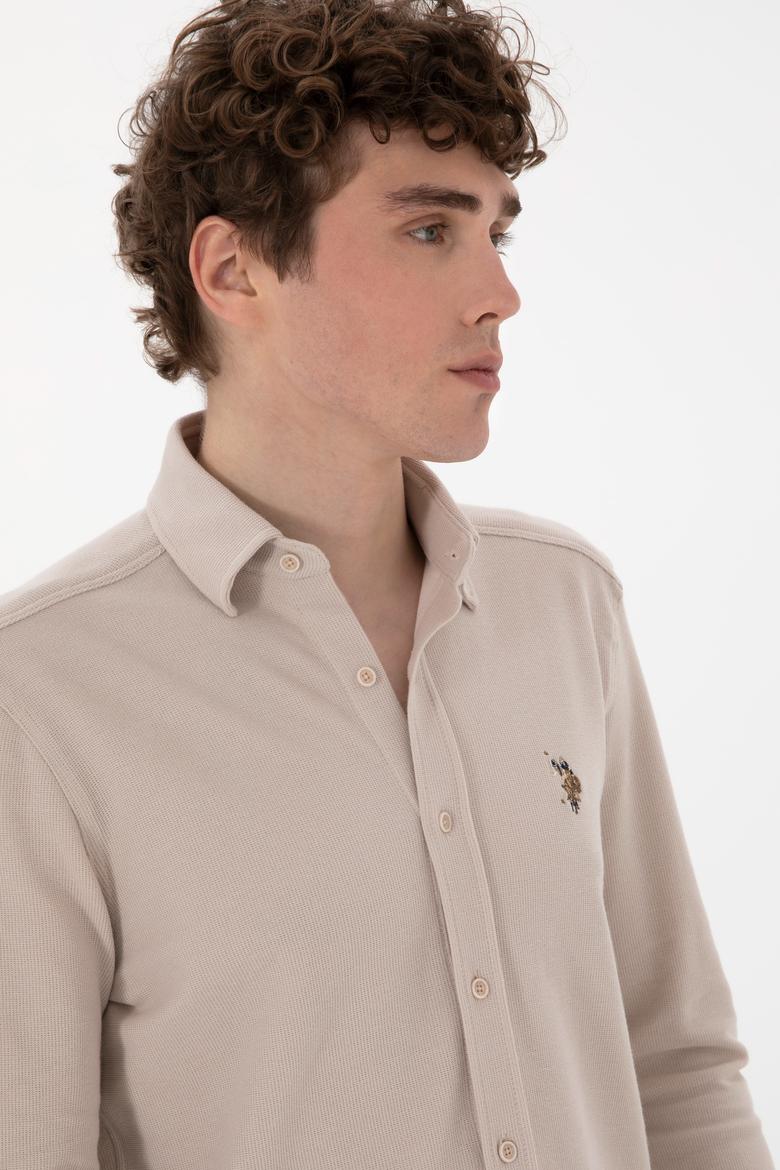 Erkek Taş Örme Gömlek - 50300402037