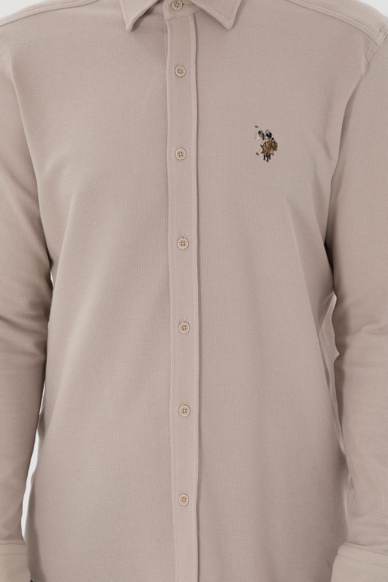 Erkek Taş Örme Gömlek - 50300402037