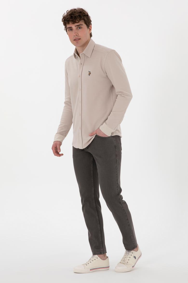 Erkek Taş Örme Gömlek - 50300402037