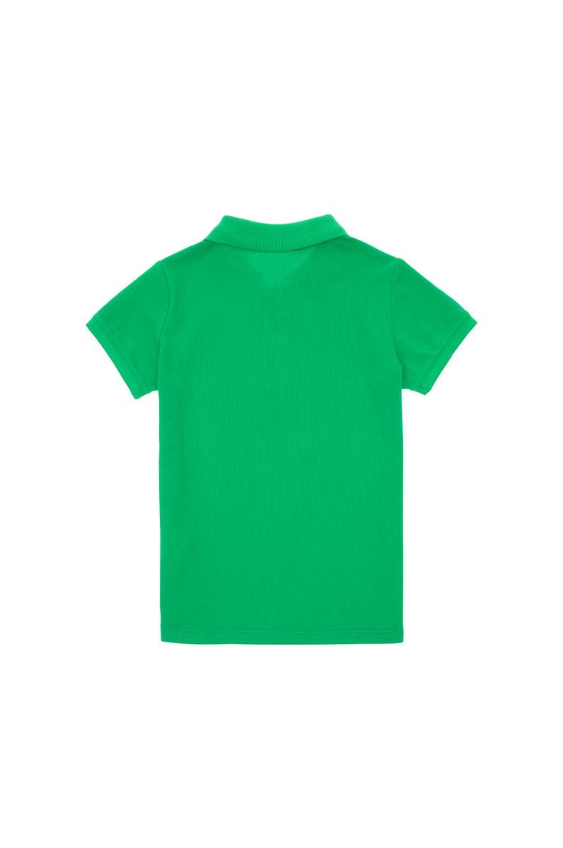Erkek Çocuk Elma Yeşili Basic Polo Yaka Tişört