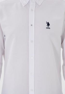 Erkek Beyaz Uzun Kollu Basic Gömlek - 50298021065