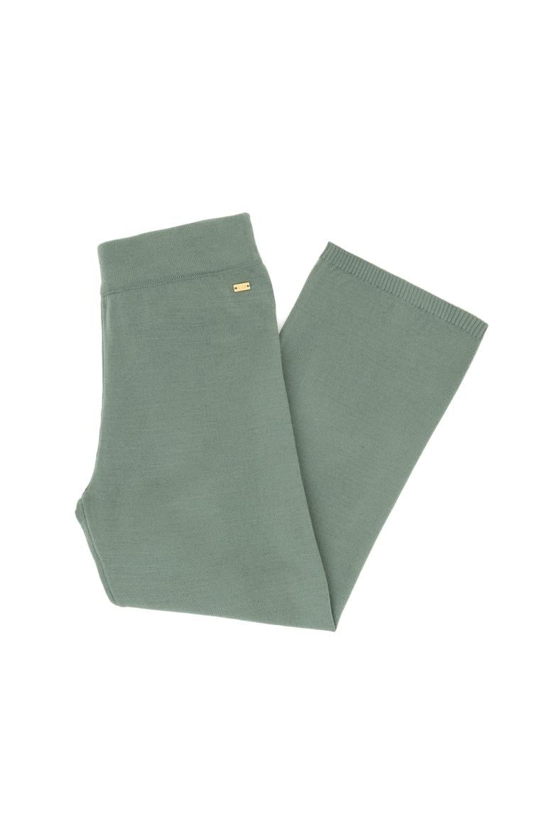 Kız Çocuk Mint Triko Pantolon