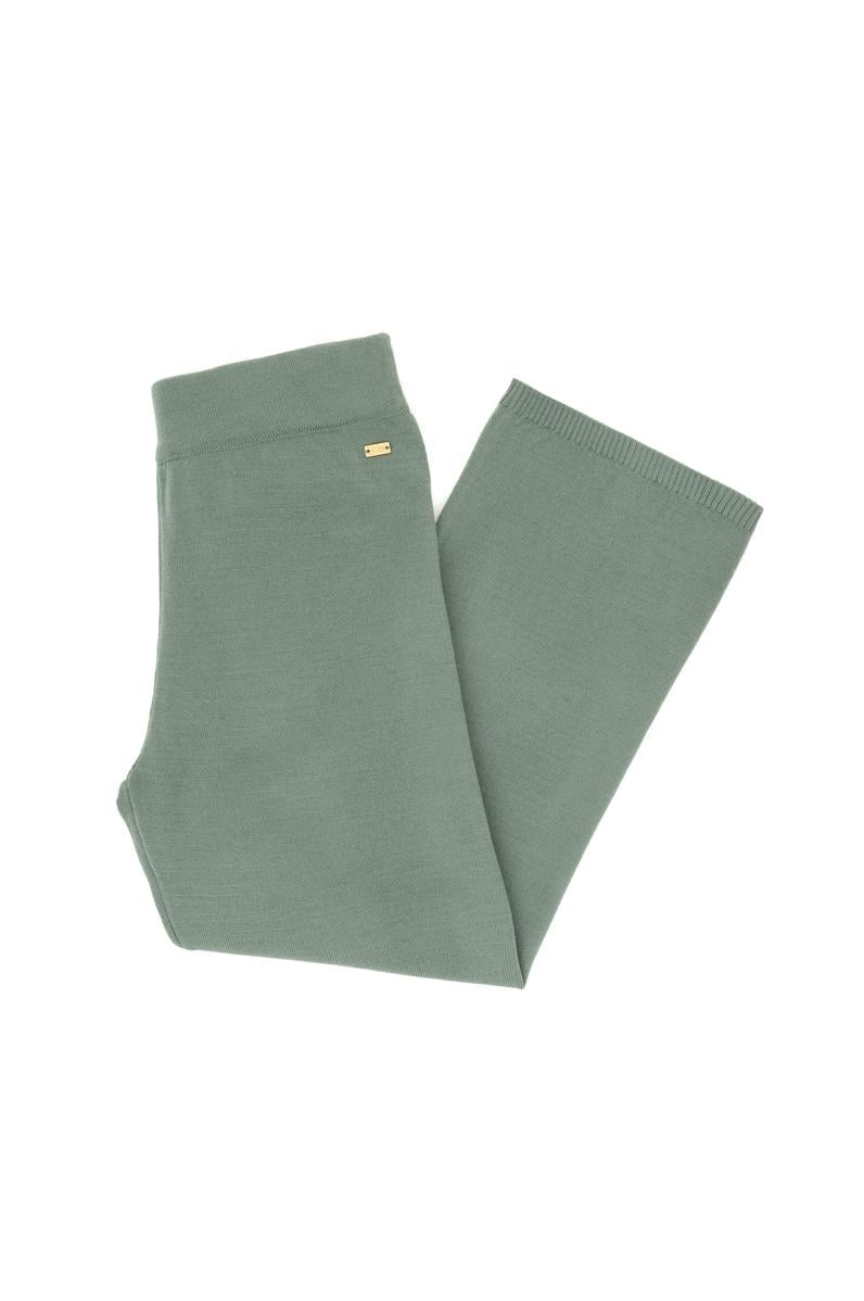 Kız Çocuk Mint Triko Pantolon