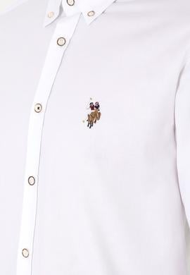 Erkek Beyaz Uzun Kollu Basic Gömlek - 50293847014