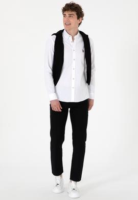 Erkek Siyah Kanvas / Chino Pantolon - 50291165130