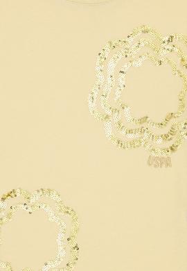 Kız Çocuk Açık Haki Tişört - 50300960003