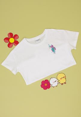 Kız Çocuk Beyaz Tişört - 50300981001