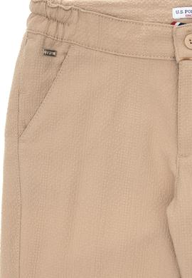 Erkek Çocuk Bej Kanvas Pantolon - 50305940023