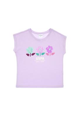 Kız Çocuk Lila Tişört - 50300966001