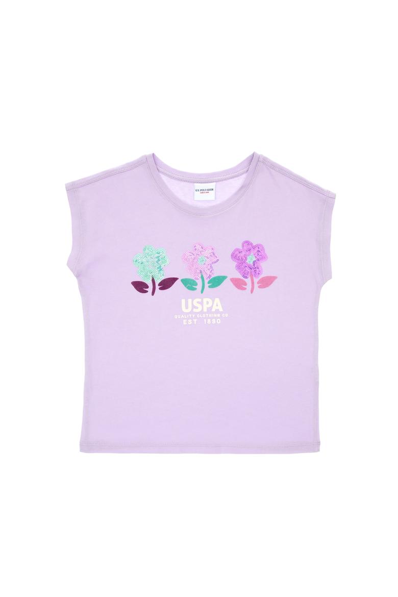 Kız Çocuk Lila Tişört