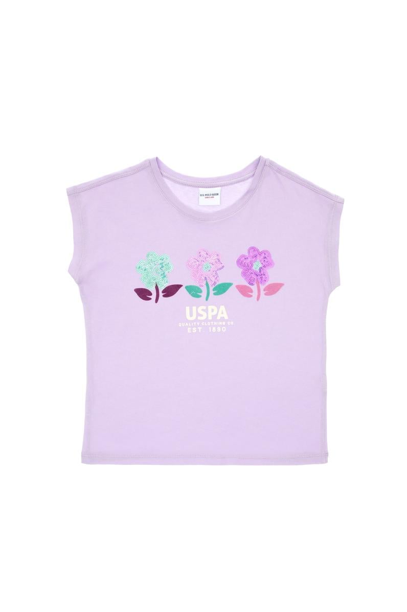 Kız Çocuk Lila Tişört