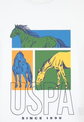 Erkek Çocuk Beyaz Bisiklet Yaka Tişört - 50299911010