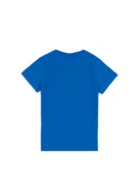 Erkek Çocuk Kobalt Bisiklet Yaka Tişört - 50299911044