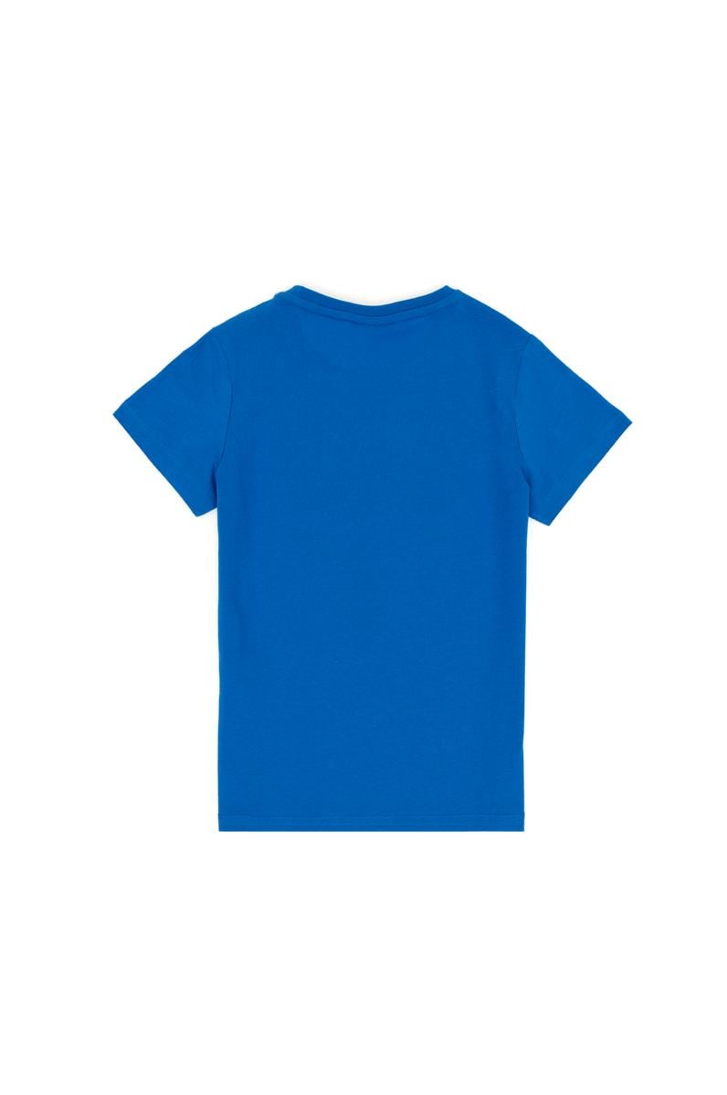 Erkek Çocuk Kobalt Bisiklet Yaka Tişört