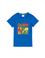 Erkek Çocuk Kobalt Bisiklet Yaka Tişört