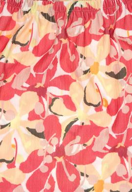 Kız Çocuk Turuncu Askı Detaylı Tişört - 50300158025