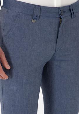 Erkek Lacivert Kanvas Pantolon - 50299990080