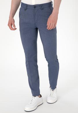 Erkek Lacivert Kanvas Pantolon - 50299990080