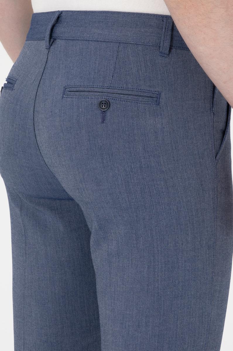 Erkek Lacivert Kanvas Pantolon