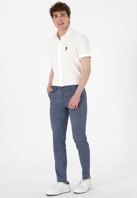 Erkek Lacivert Kanvas Pantolon - 50299990080