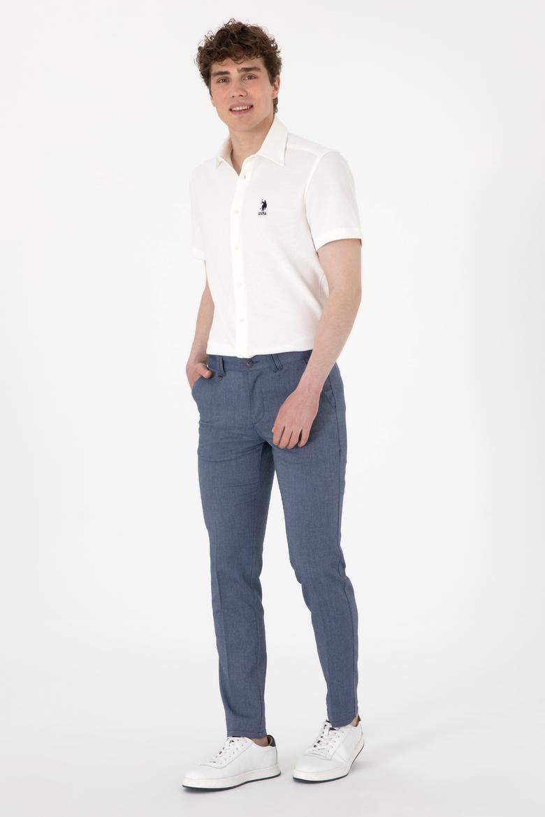 Erkek Lacivert Kanvas Pantolon - 50299990080