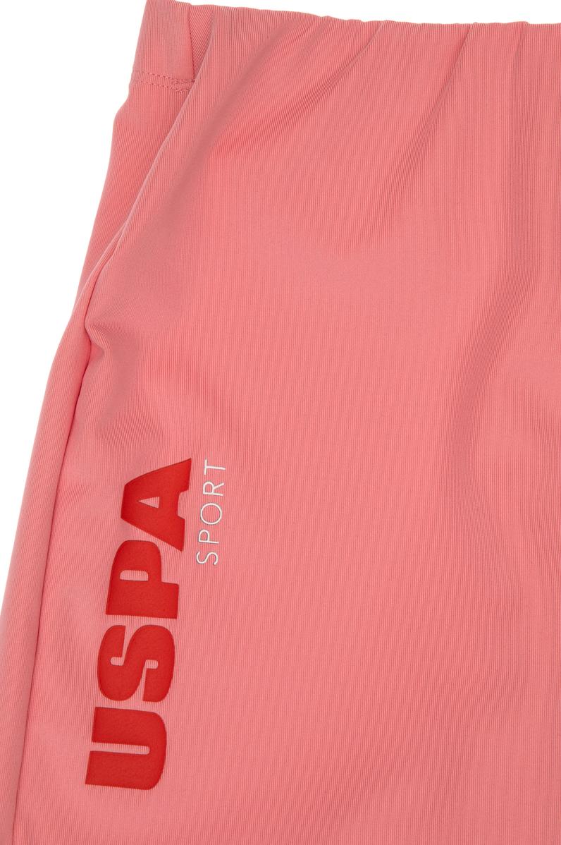 Kız Çocuk Pembe Sport Örme Şort Etek