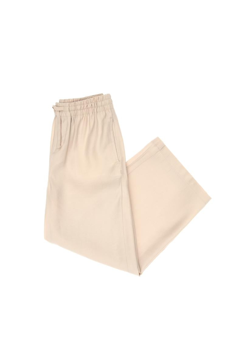 Kız Çocuk Taş Loose Fit  Modal Karışımlı Kanvas Pantolon