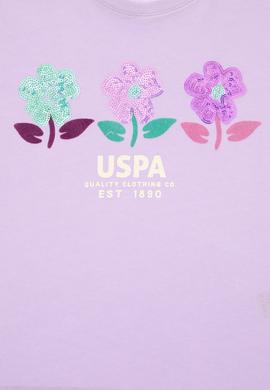 Kız Çocuk Lila Tişört - 50300966001