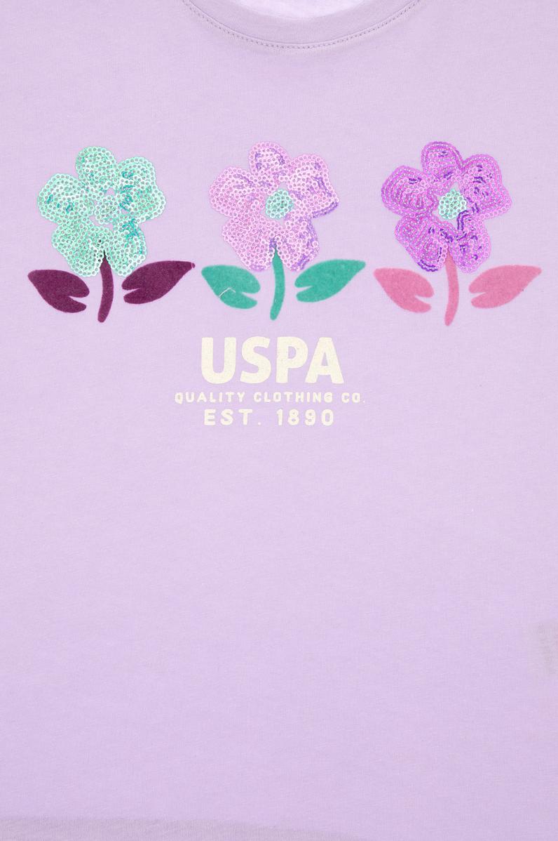 Kız Çocuk Lila Tişört