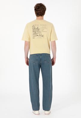 Erkek Kahverengi Jean Pantolon - 50304380020