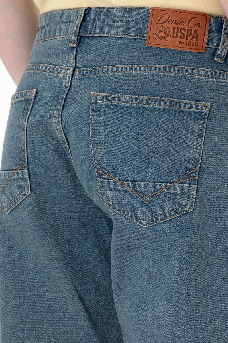 Erkek Kahverengi Jean Pantolon