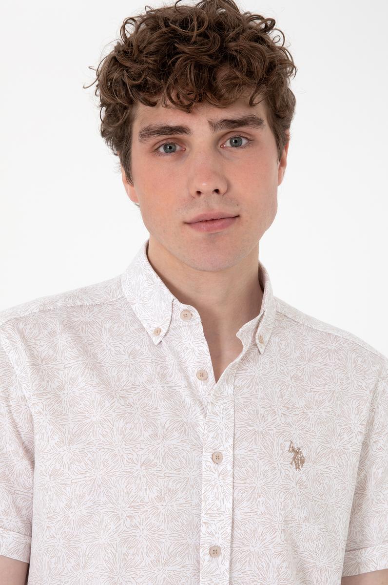 Erkek Taş Kısa Kollu Gömlek