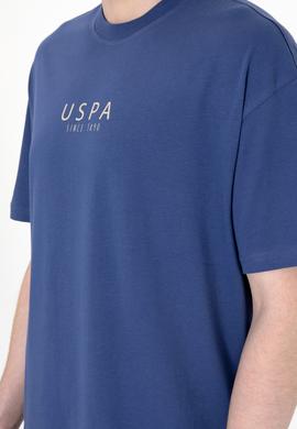 Erkek Oversize Fit Bisiklet Yaka Açık Lacivert Tişört - 50299543016