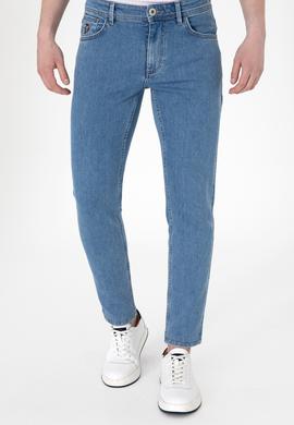 Erkek Açık Mavi Slim Fit Jean Pantolon - 50308265016