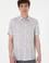 Erkek Açık Gri Kısa Kollu Gömlek
