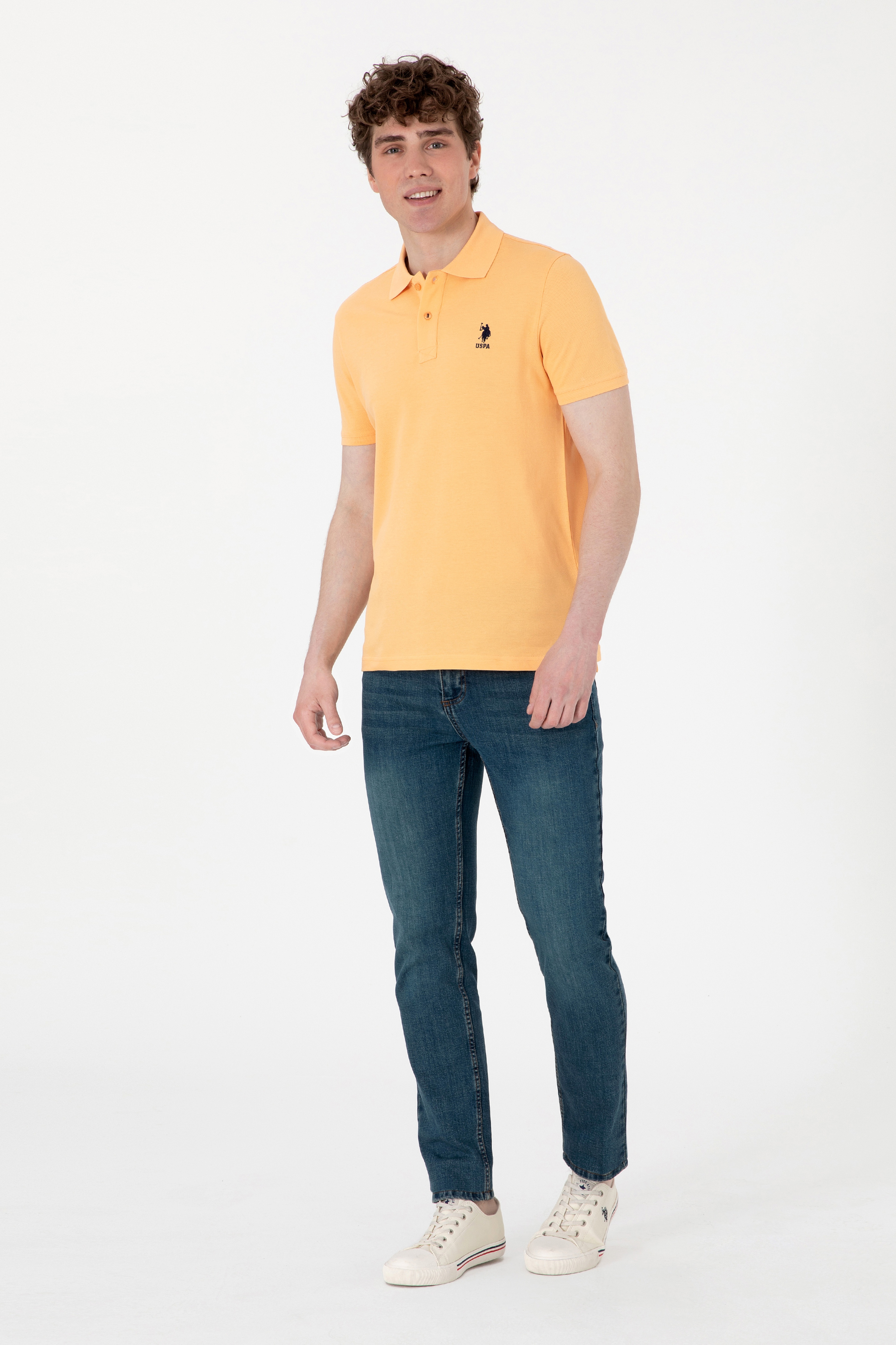 Erkek Mavi Slim Fit Jean Pantolon