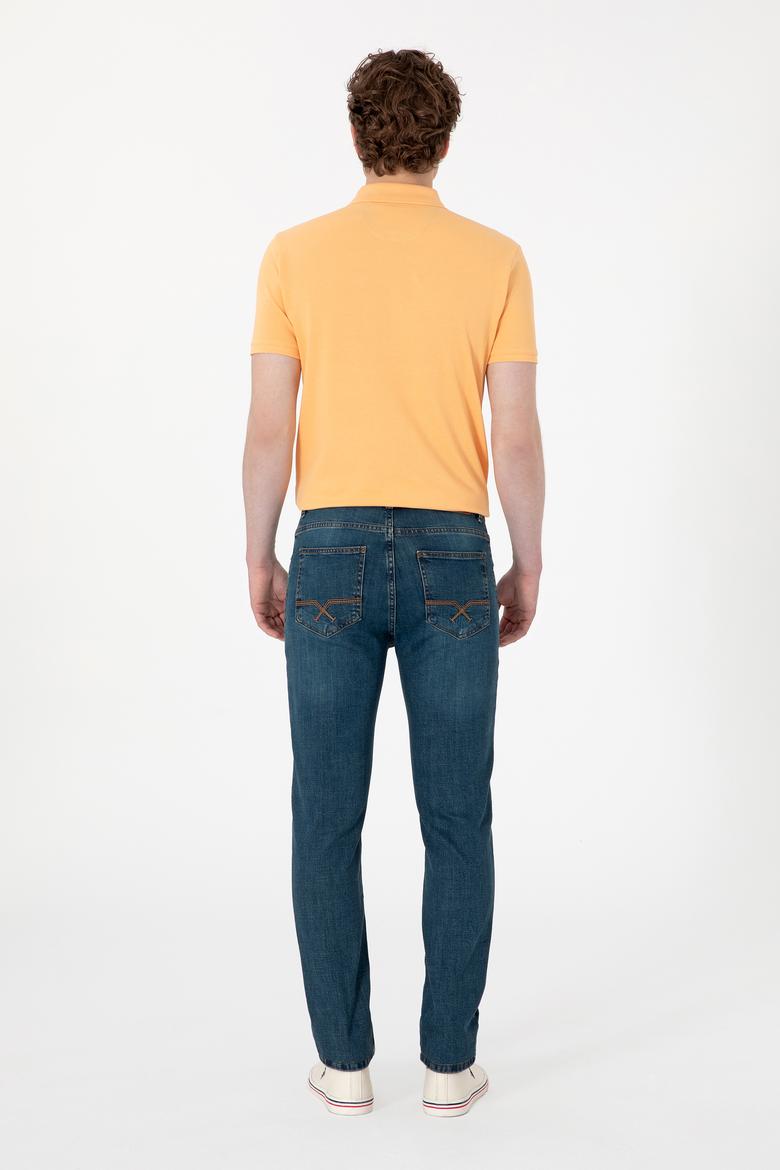 Erkek Mavi Slim Fit Jean Pantolon - 50304350005