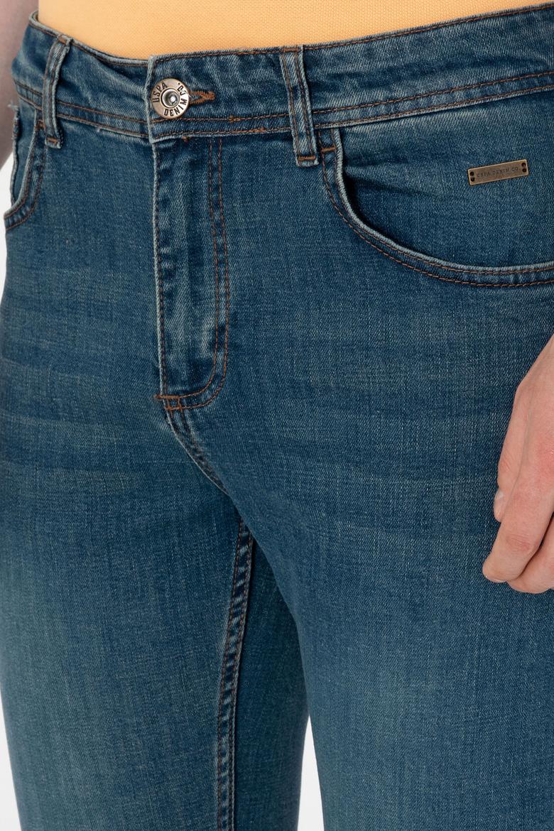 Erkek Mavi Slim Fit Jean Pantolon - 50304350005