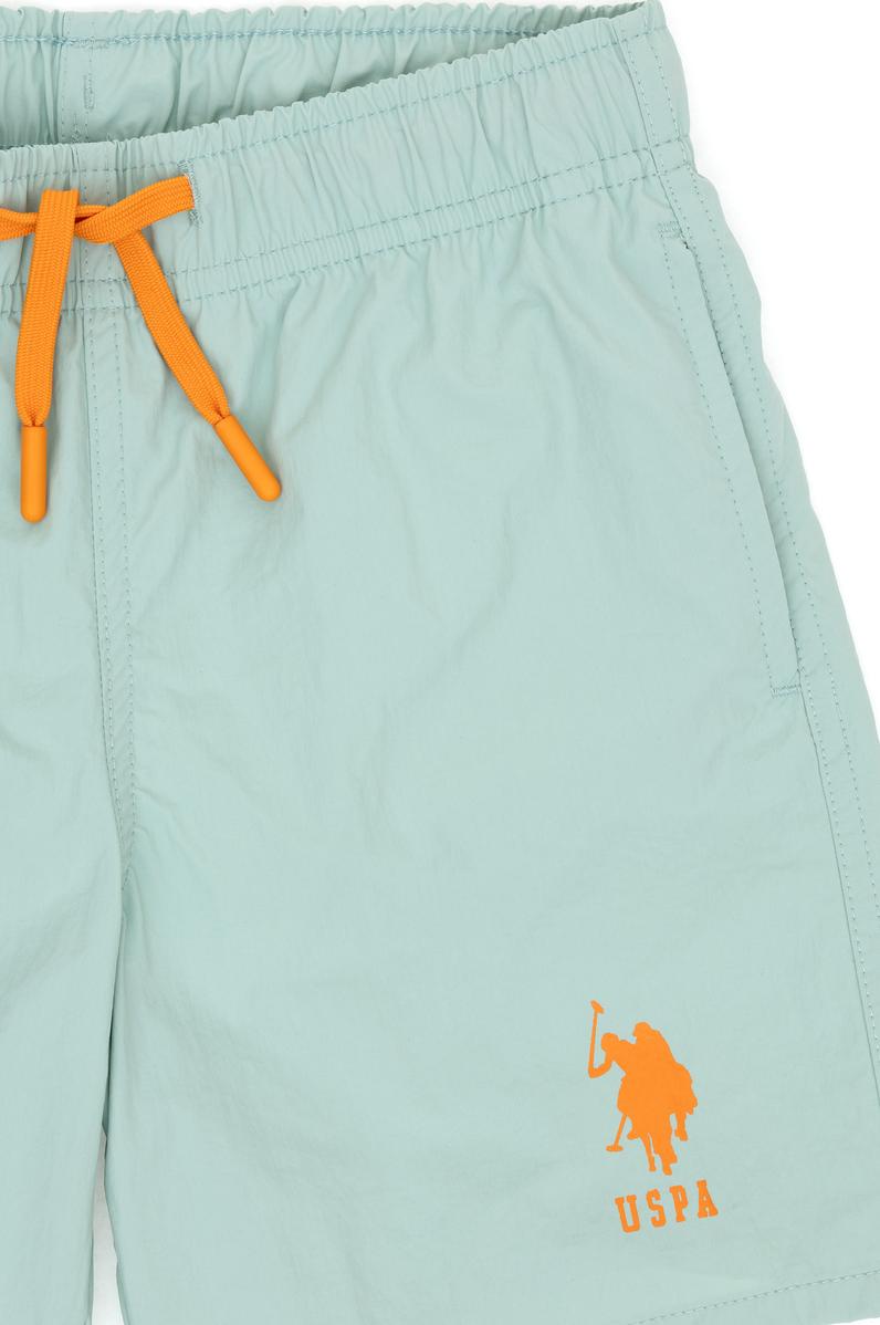 Erkek Çocuk Su Yeşili Deniz Şortu