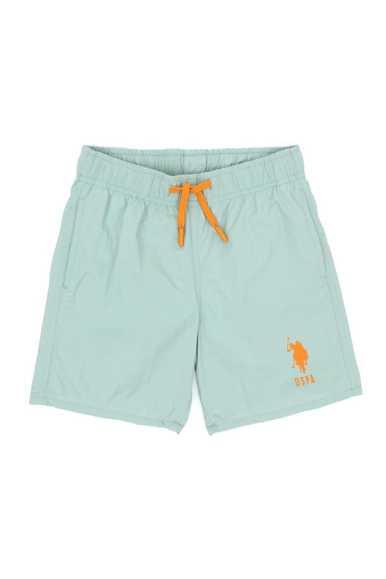 Erkek Çocuk Su Yeşili Deniz Şortu