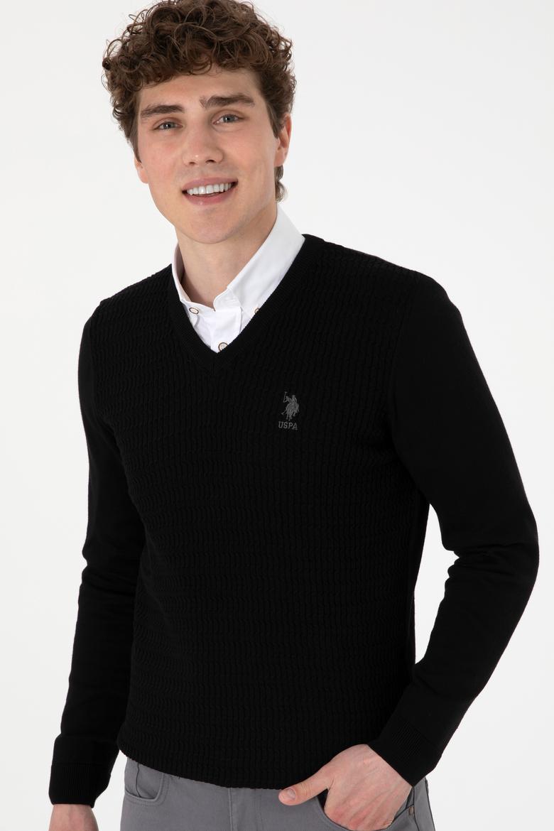 Erkek Siyah Basic Kazak - 50288879014