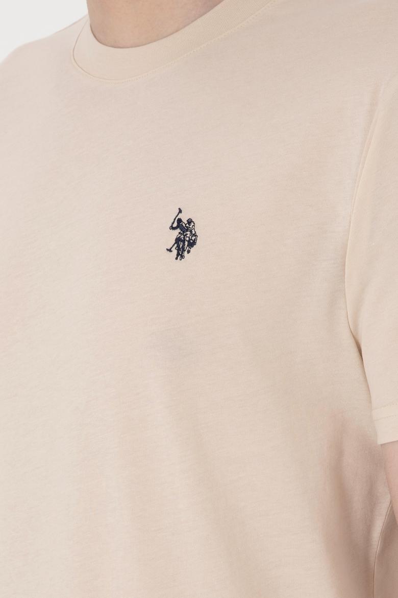 Erkek Regular Fit Bisiklet Yaka Taş Basic Tişört - 50298015063